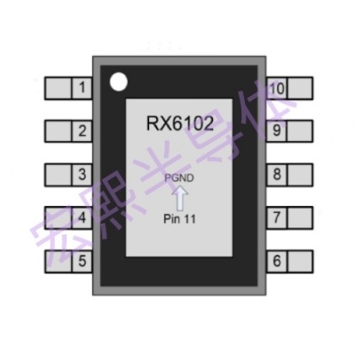 RX6102  雙節(jié)鋰電池同步升壓充電管理芯片